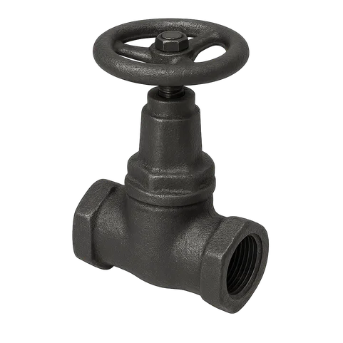 Клапан чугунный запорный муфтовый 15кч18п Ду 50 Ру 16