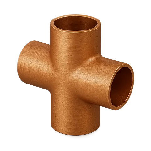 Крестовиная медная под пайку 10 мм М1р ГОСТ 32590-2013