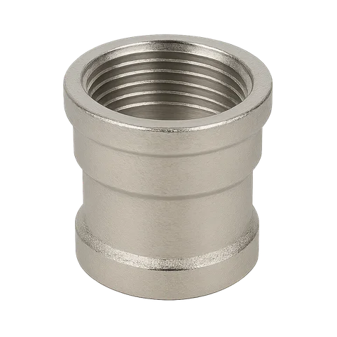 Муфта никелированная латунная переходная Ду 25х15 1"х1/2"